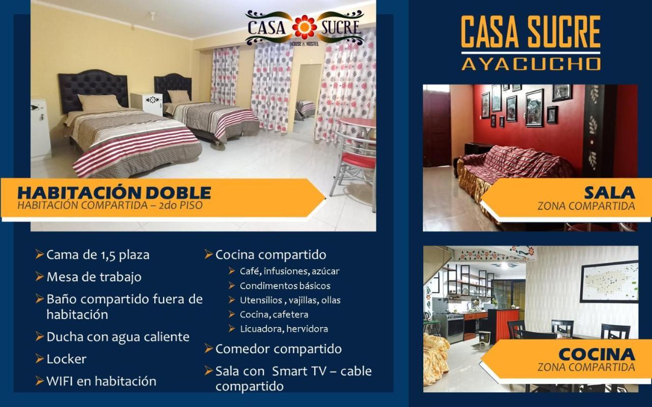 Casa Sucre Hostel Ayacucho Bagian luar foto