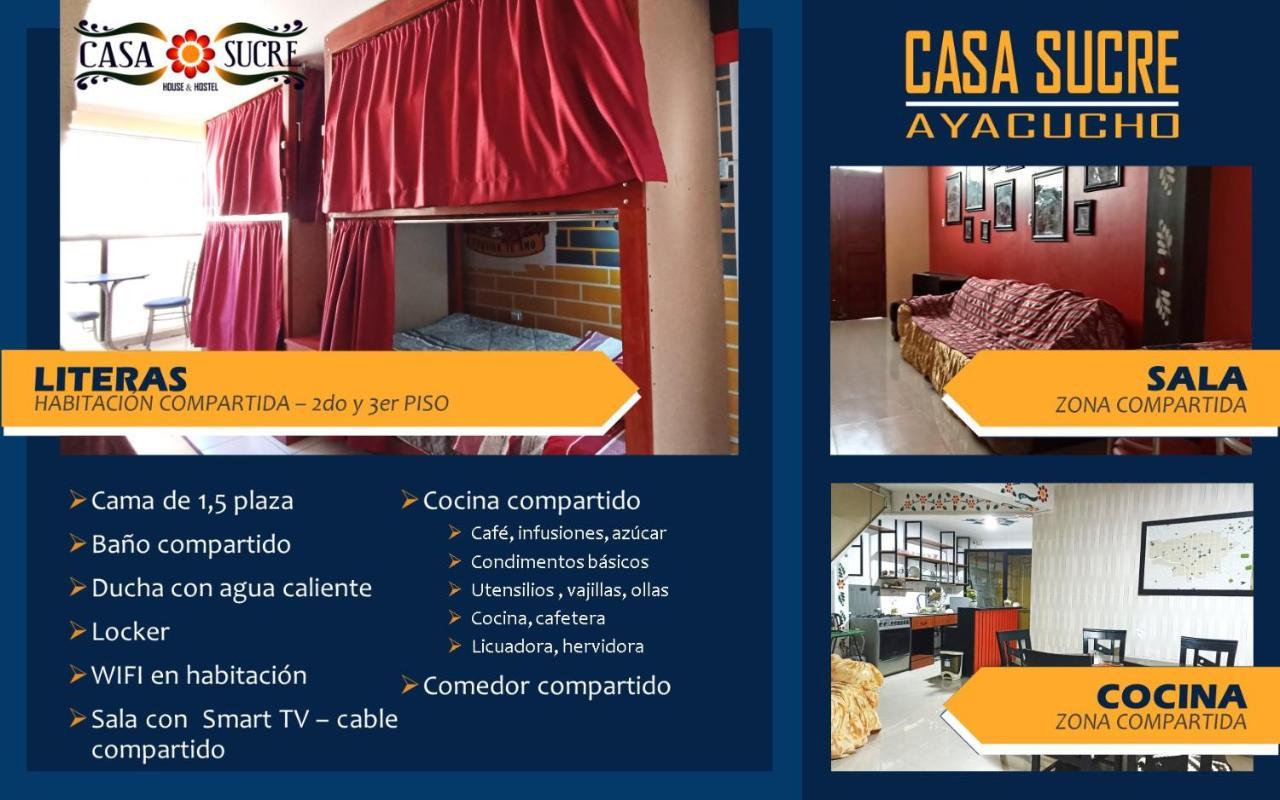 Casa Sucre Hostel Ayacucho Bagian luar foto